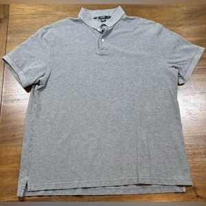 J. Crew Men’s Size XL Casual Cotton Short Sleeve Gray Polo Shirt